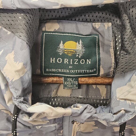 Bass Creek Outfitters Rain Shield Men's XXL Camouflage Lightweight Jacket W Hood - Picture 2 of 11